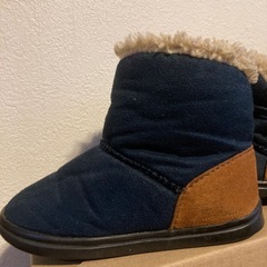NorthDate 14センチ　 冬用ベビーブーツ 14センチ
ネイビー&ブラウンの画像