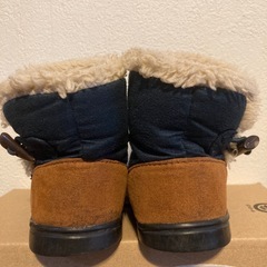NorthDate 14センチ　 冬用ベビーブーツ 14センチ
ネイビー&ブラウンの画像