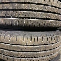 プリウス純正ホイール　ダンロップタイヤ　溝バリ山の画像