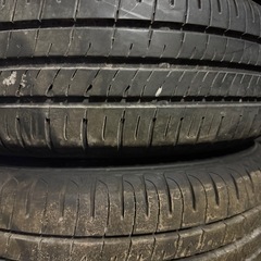 プリウス純正ホイール　ダンロップタイヤ　溝バリ山の画像