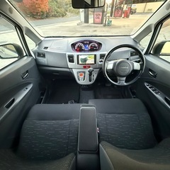 綺麗なシルバー⭐︎快速ターボ！ムーブカスタムRS！13万㌔⭐︎イクリプスフルセグナビ スマートキー 付！程度良し⭐︎の画像