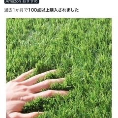 人工芝　防草シートの画像