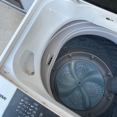 ハイセンス全自動洗濯機5.5キロ2019年製「HW-T55C」ですの画像