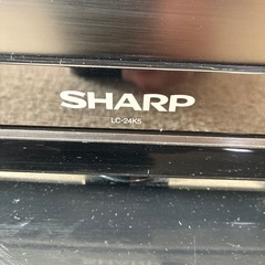 シャープ２４型テレビ　ジャンク品の画像