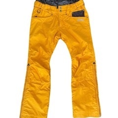 BLUE BLOOD パンツ　黄色　スノーウェア　スキー　スノボの画像