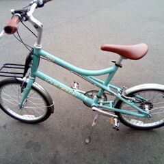 ルイガノ　ミニベロ　MV1 アルミフレーム　変速　水色　2０インチの画像