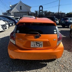 平成27年　トヨタアクア　Sグレード　72,700km 車検　８年／1月の画像