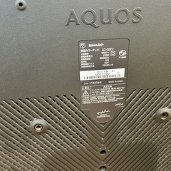 シャープ　テレビ　AQUOSの画像