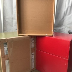 無料◆段ボール収納◆リメイク用に！の画像