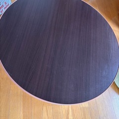 【本日限定】こたつだった丸テーブル　0円の画像