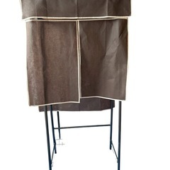 🧺布カバー付きスチールラック✨スリム収納ラックの画像