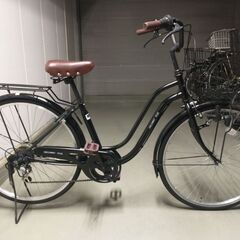自転車 26インチ 6段変速 LEDライトの画像