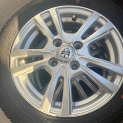 バリ溝　スタッドレスホイール4本セット　155/65 R14の画像