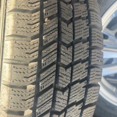 バリ溝　スタッドレスホイール4本セット　155/65 R14の画像