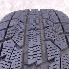 スタッドレスタイヤ アルミホイール付　185/65R15　PCD100-4H 2021年製 バリ山★スタットレスの画像