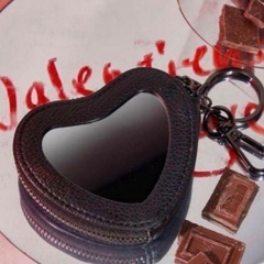 ダーリッチ ハート型コインケース 美品600円の画像