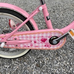 子供用自転車　１６インチ　ピンクの画像