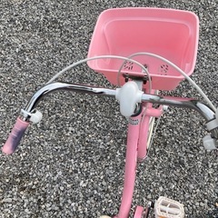 子供用自転車　１６インチ　ピンクの画像
