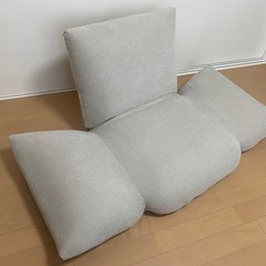 無印良品 リクライニング フロアソファ　1シーターの画像