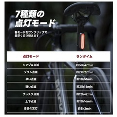 自転車ライトの画像