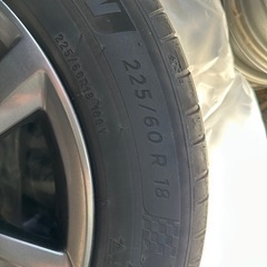 レクサス純正アルミホイルタイヤ4本セットの画像