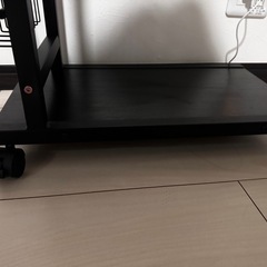 サイドテーブル / ノートパソコンテーブル（キャスター付き）の画像