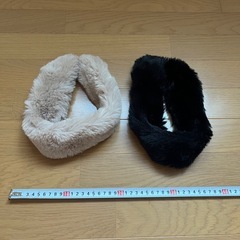 ファー　マフラー　2点セットの画像