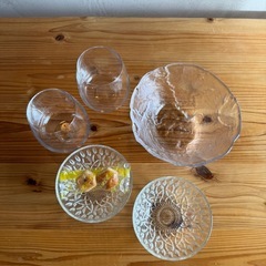 ガラス食器セットの画像