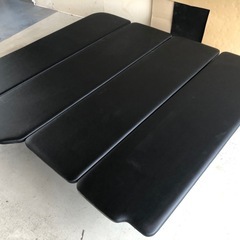 ハイエース200　スーパーGLワイド用　ベッドキット40ｍｍクッションレザー　の画像