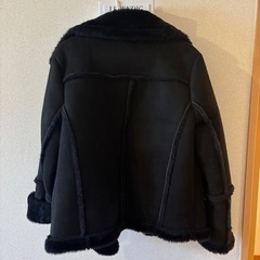 ライダース　ファーコートの画像