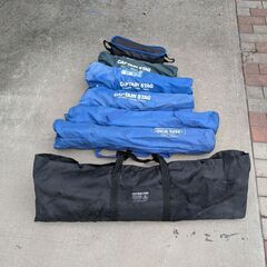 キャンピングチェア6脚・テーブルまとめての画像