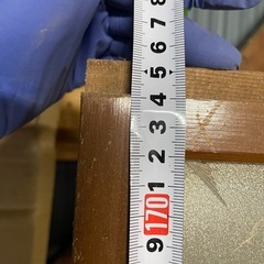 床の間　ガラス入りドア　4枚セット　昭和ガラスドアの画像