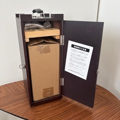 新品未使用　
顕微鏡　木箱入り　双眼　実体　の画像