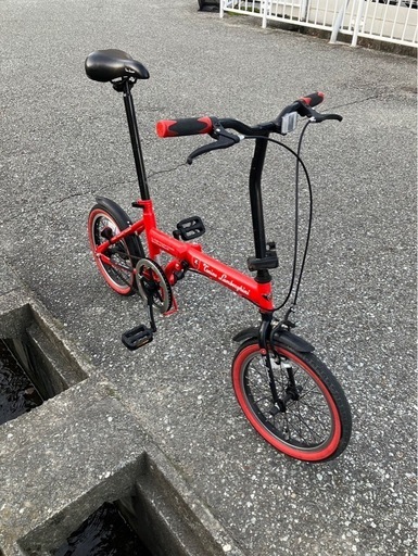 ランボルギーニ16インチ 折りたたみ自転車 (アカシ) 武庫之荘の
