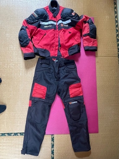 DUHAN ジャケット＆パンツセット プロテクター付