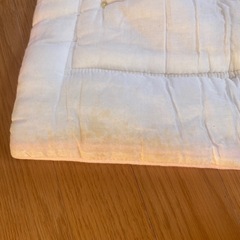 厚手でしっかりとした素材　フード＆フリル付き　ピンクガーゼおくるみの画像