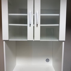 【美品】ニトリの食器棚（炊飯器スライド棚有）の画像