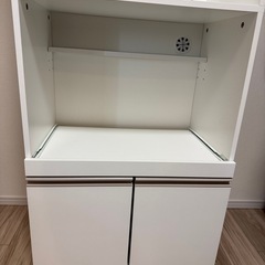 【美品】ニトリの食器棚（炊飯器スライド棚有）の画像