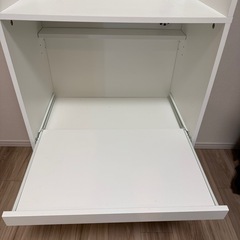 【美品】ニトリの食器棚（炊飯器スライド棚有）の画像