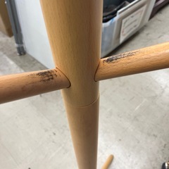 I 2511-566 木製ポールハンガー　コートスタンド　キズ汚れ有りの画像