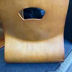 木製　座椅子の画像