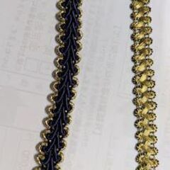 金糸チロリアン1㍍900円の品2種類50センチずつ合計1メートルで800円.....................................の画像