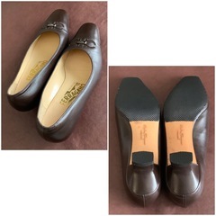 サルバトーレフェラガモ【22㎝位】パンプス☆クリーニングお手入れ済6338の画像