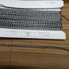 クリスタル金玉チェーン10㎝400円を280えんの画像