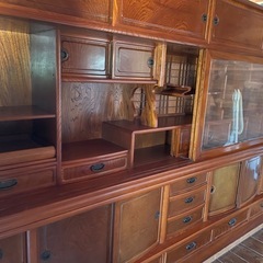 大型　天然木　
茶箪笥　の画像