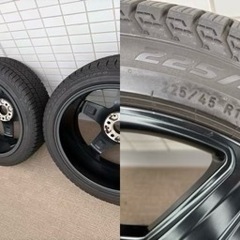 メルセデス ベンツ Cクラス W205 W206などに 18インチ スタッドレス AGA Burgホイール 4本セットの画像