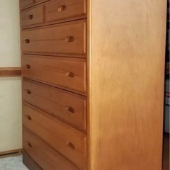 箪笥　アンティーク　レトロ　7段の画像