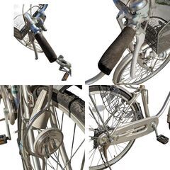 ★自転車★Panasonic　24インチ　シルバー　TOP RUNNER　パナソニック　変速ギアなしの画像