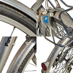 ★自転車★Panasonic　24インチ　シルバー　TOP RUNNER　パナソニック　変速ギアなしの画像