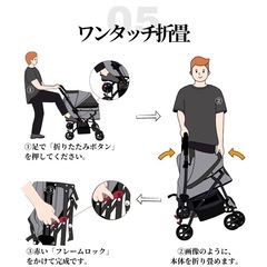 ペットカート　新品同様の画像